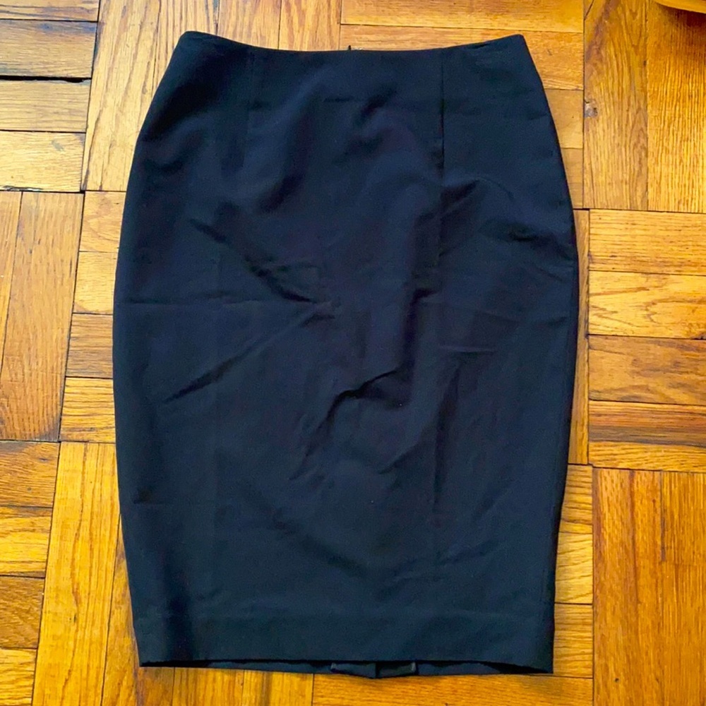 victorias secret black pencil skirt size: 0